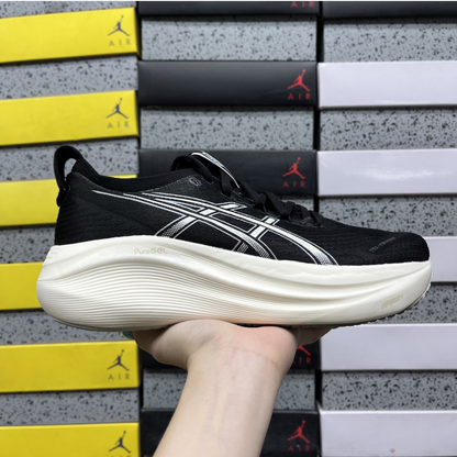 Asics Gel Nimbus 27 - Black / White