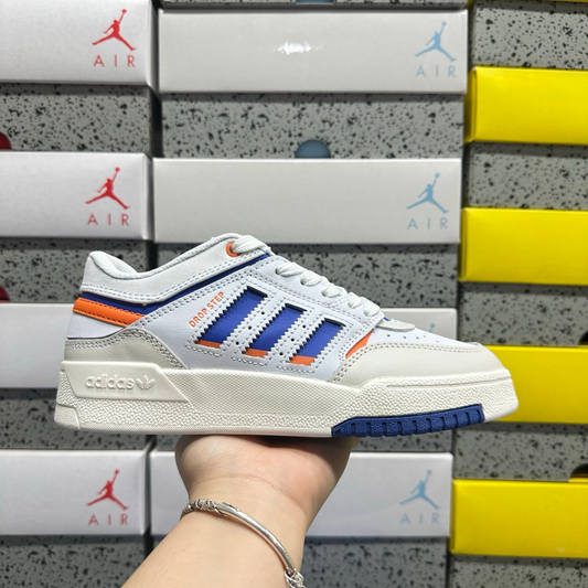 Adidas Drop Step Low - White Blue Orange