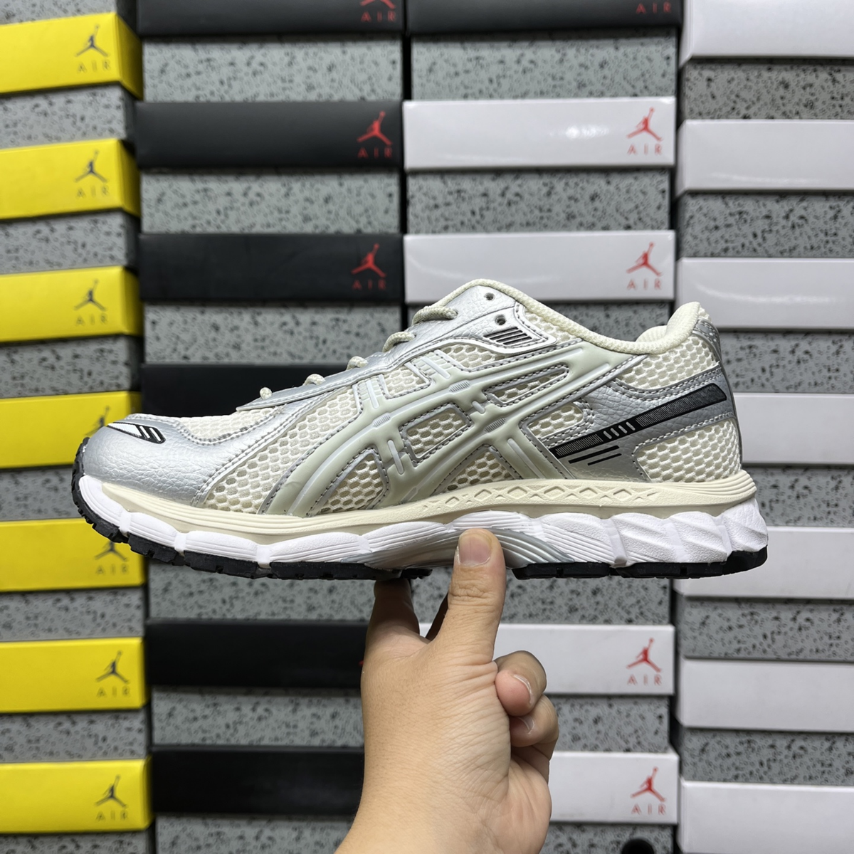 Asics Gel Kayano 12.1 - Cream Pure Silver