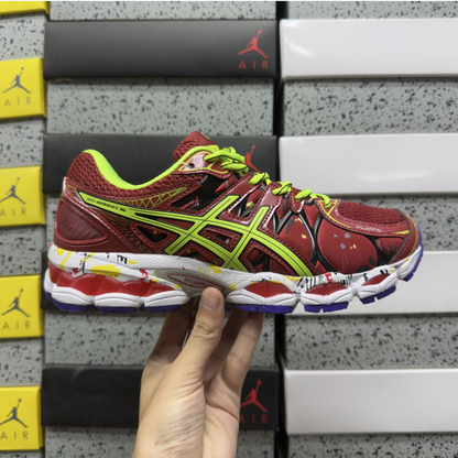 Asics Gel Nimbus 16 NYC - Red / Safety Yellow