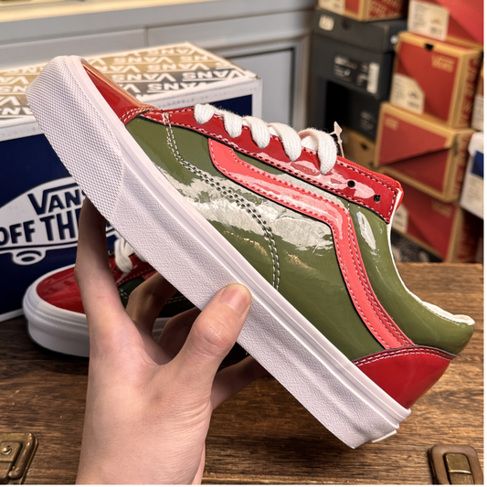 Vans LX Old Skool 36 Patent Leather - Bordeaux Olive