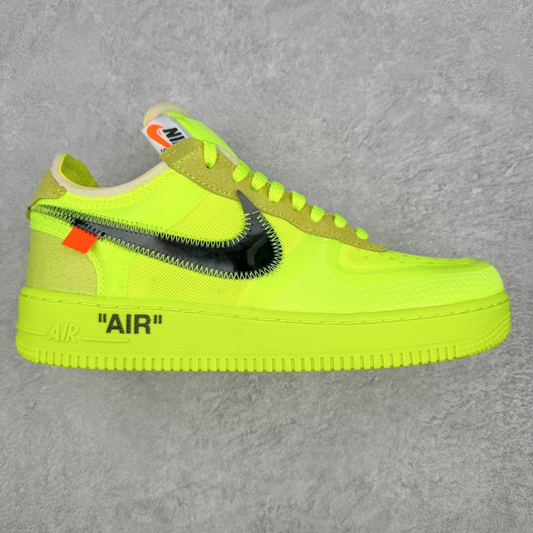 Off White x Nike Air Force 1 Low - Volt