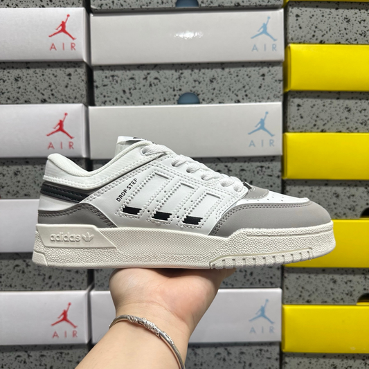 Adidas Drop Step Low - White Grey