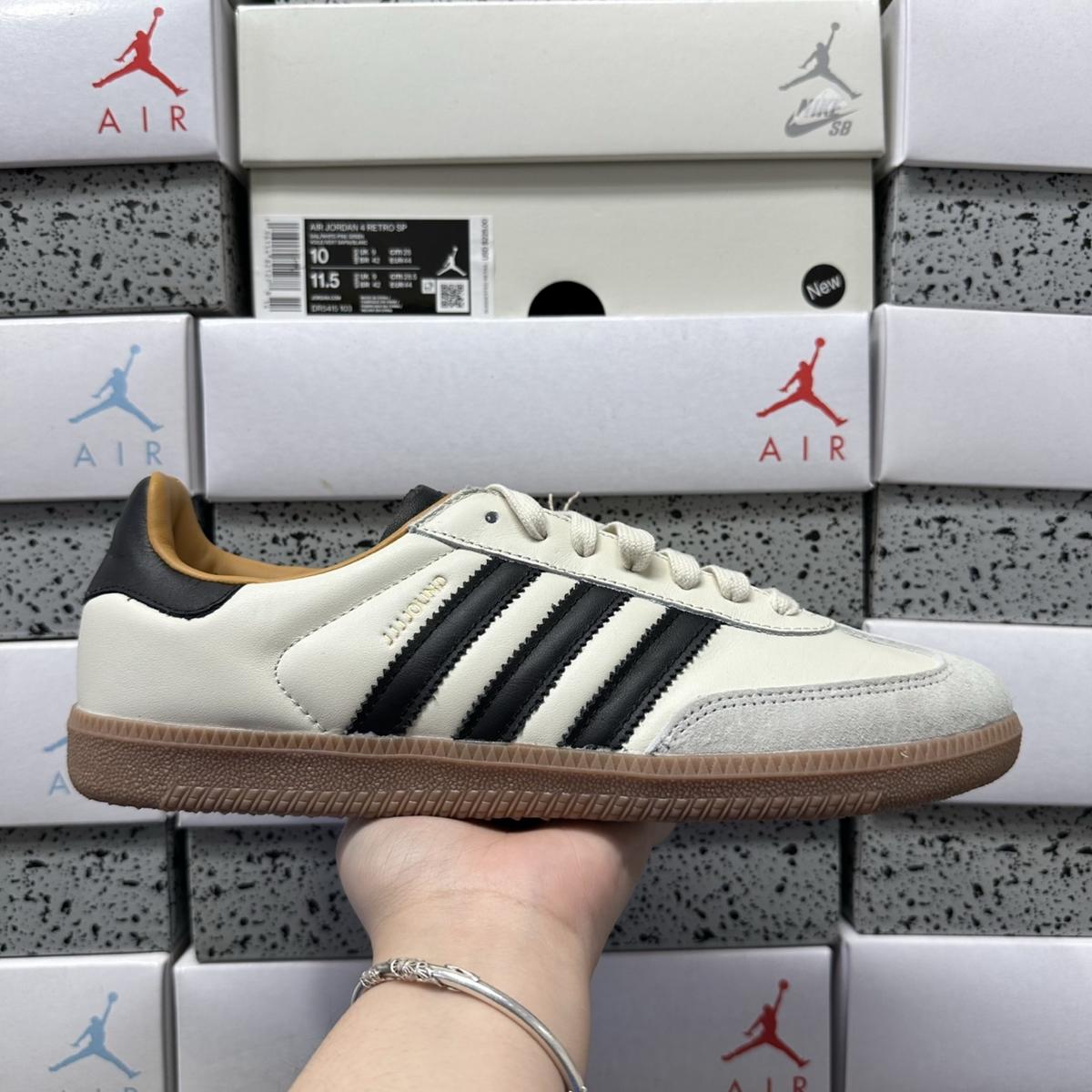 JJJJound x Adidas Samba - Made in Germany Off White