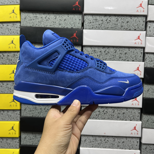 Nigel Sylvester x Air Jordan 4 Retro OG SP - Brick By Brick Blue Sample