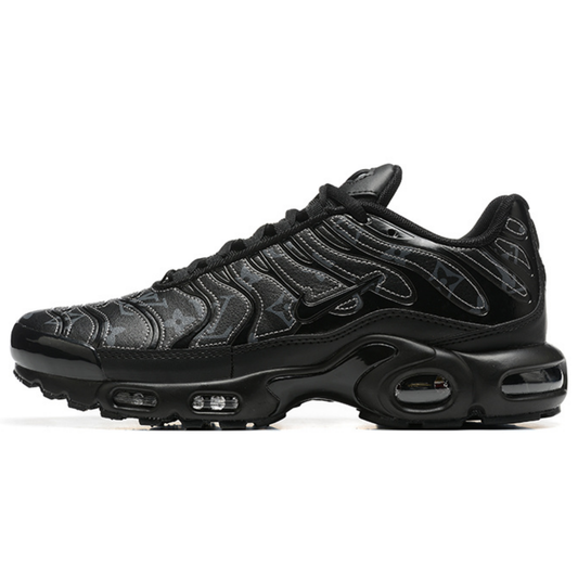 Nike Air Max Plus - Louis Vuitton Triple Black Monogram Custom