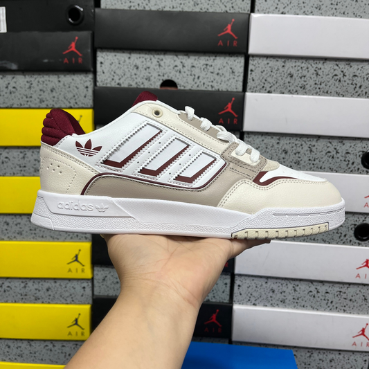 Adidas Drop Step Low 2.0 - Cream White / Apricot / Crew Red