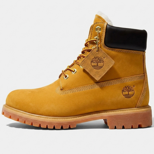 Timberland Premium 6-Inch Warm-Lined Waterproof Boot - Wheat Shearling