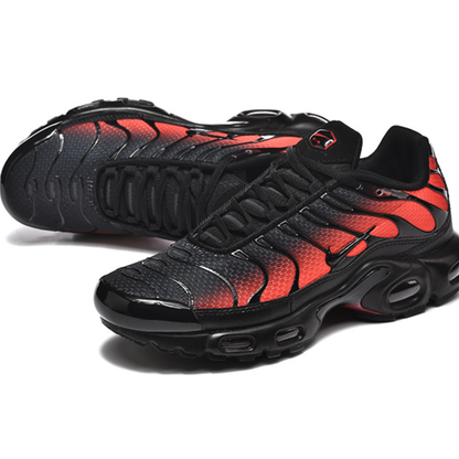 Nike Air Max Plus - Black Bright Crimson Sunset