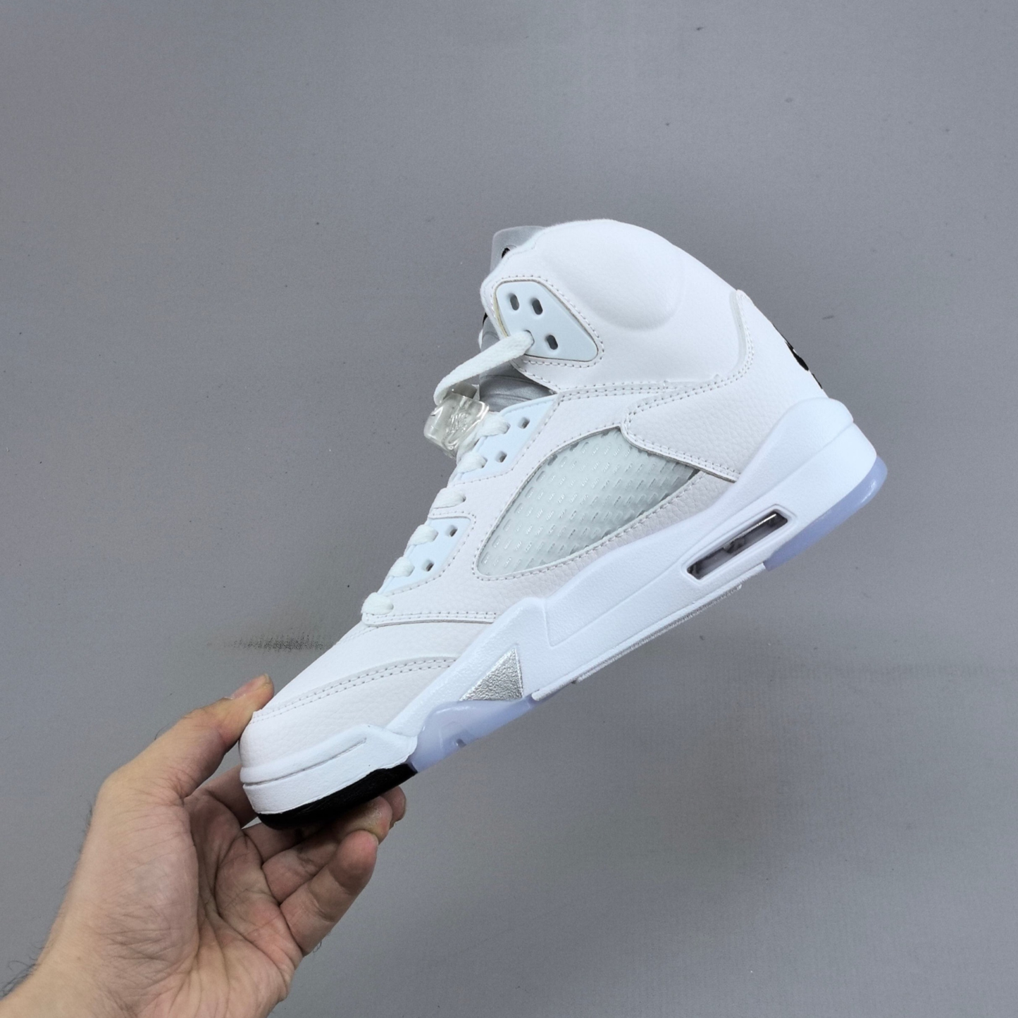 Air Jordan 5 - White Metallic