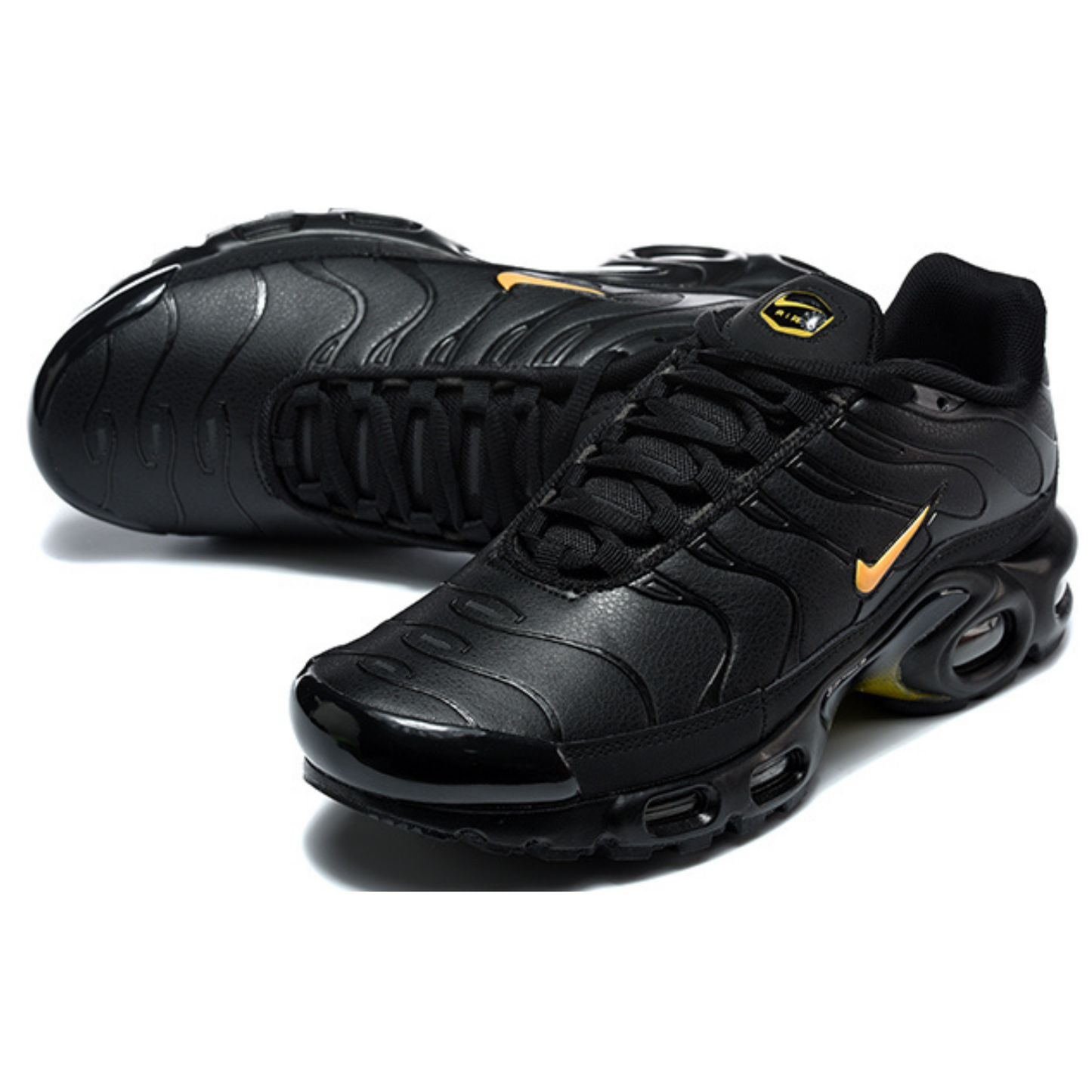 Air Max Plus -  Leather Black Gold
