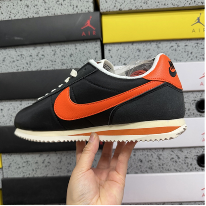 Nike Cortez TXT - Black Safety Orange