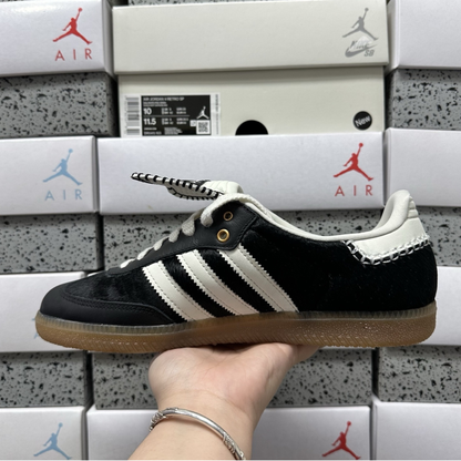 Wales Bonner x Adidas Samba - Pony Tonal Core Black