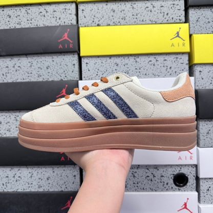 Adidas Gazelle Bold - Cream White Orbit Violet Indigo