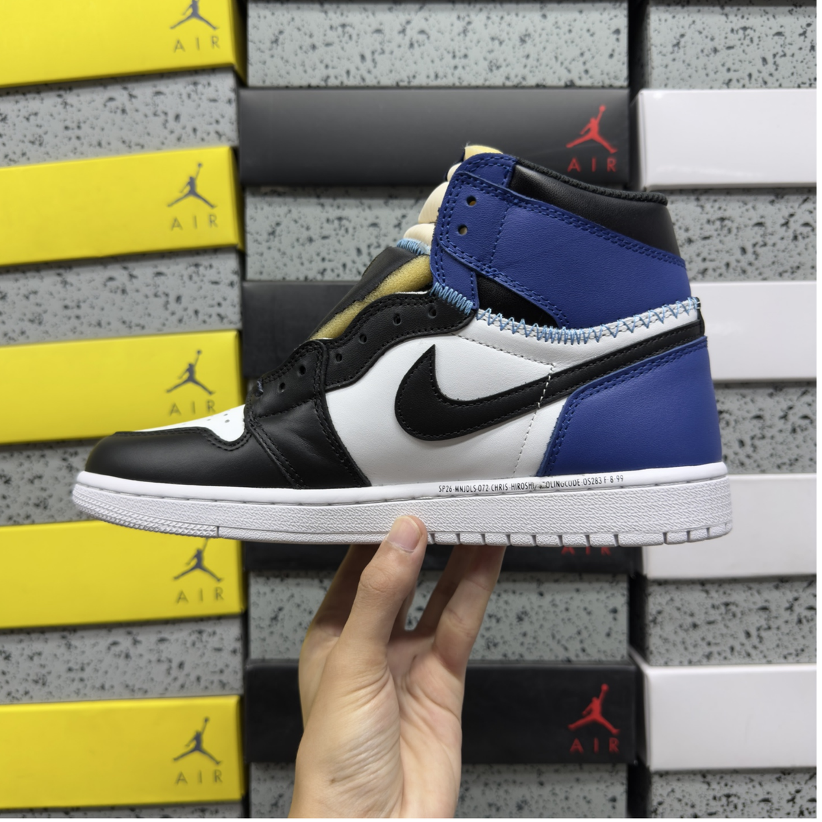 Union LA x Fragment Design x Air Jordan 1 Retro High OG SP - Royal Toe