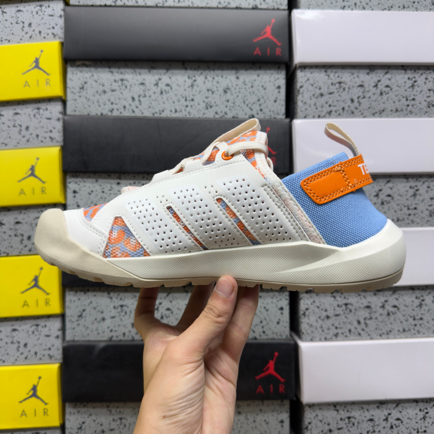 Adidas Terrex Daroga Cordura Plus Canva - Cloud White/Impact Orange/Blue