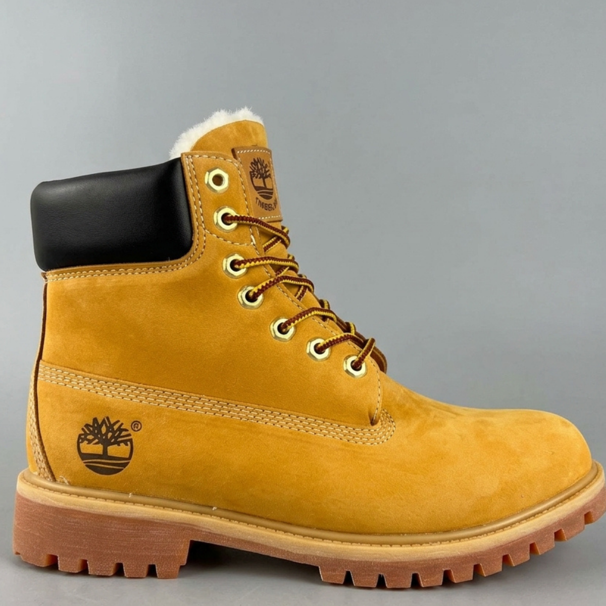 Timberland Premium 6-Inch Warm-Lined Waterproof Boot - Wheat Shearling