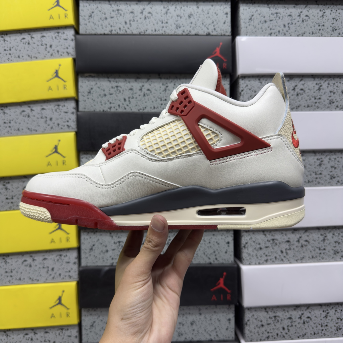 Nigel Sylvester x Air Jordan 4 Retro OG SP - Brick After Brick
