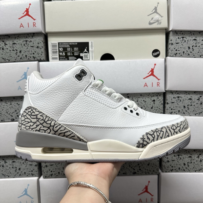 Air Jordan 3 Retro - Sail Cement Grey