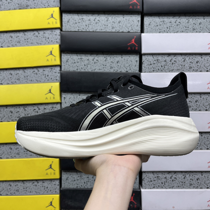 Asics Gel Nimbus 27 - Black / White
