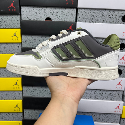 Adidas Drop Step Low 2.0 - White Tint / Collegiate Green / Grey
