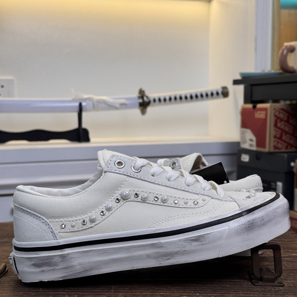 Vans Old Skool 36 Pearlized - Marshmallow