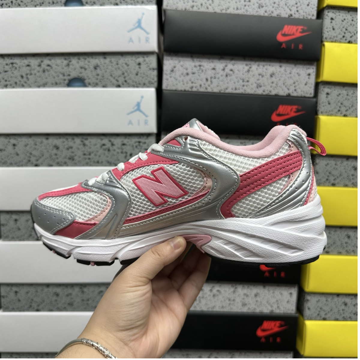 New Balance 530 - Silver Metallic Rosewood