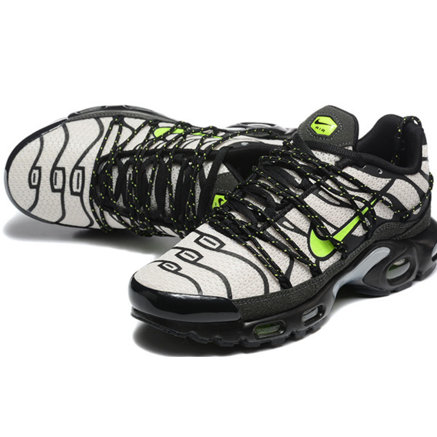 Nike Air Max Plus - Black College Grey Volt