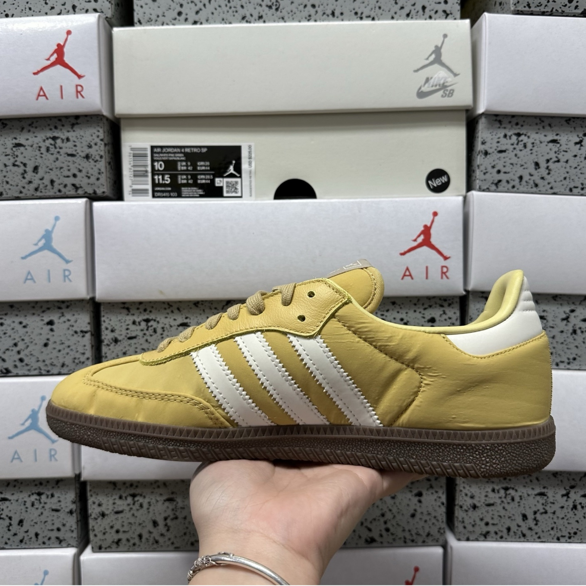 Adidas Samba -  Reflective Nylon Oat