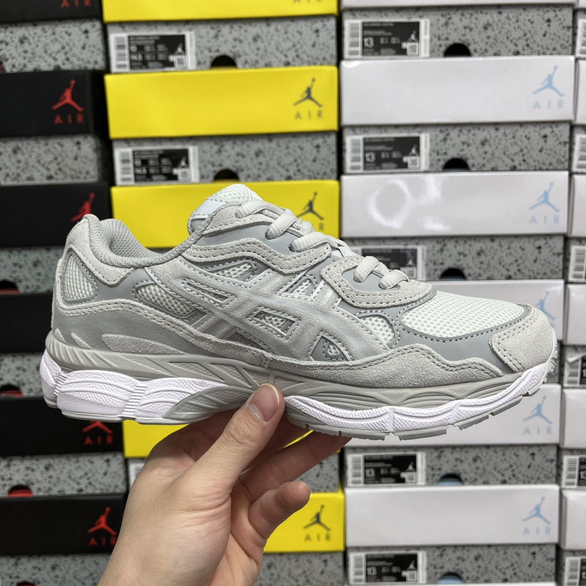 Asics Gel NYC - White Smoke Grey