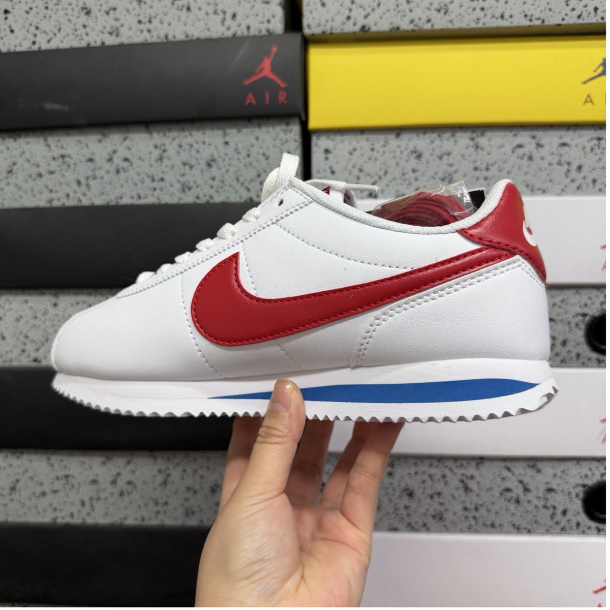 Nike Cortez Leather - White Varsity Red