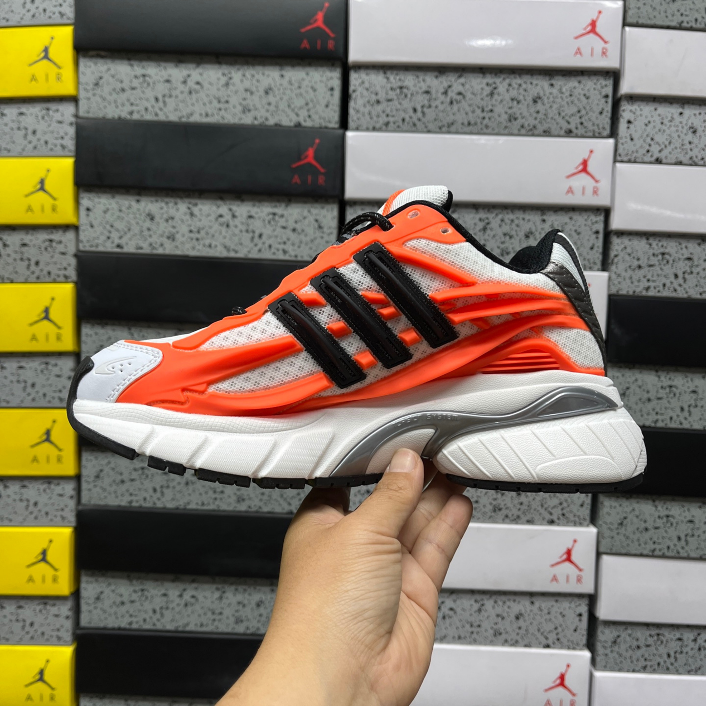 Pharrell Williams x Adidas Adistar Jellyfish  - Solar Orange