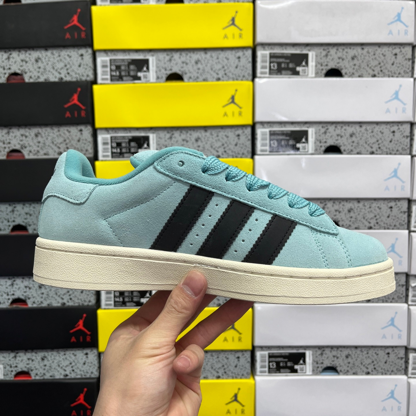 Adidas Campus 00's - Semi Flash Aqua Core Black