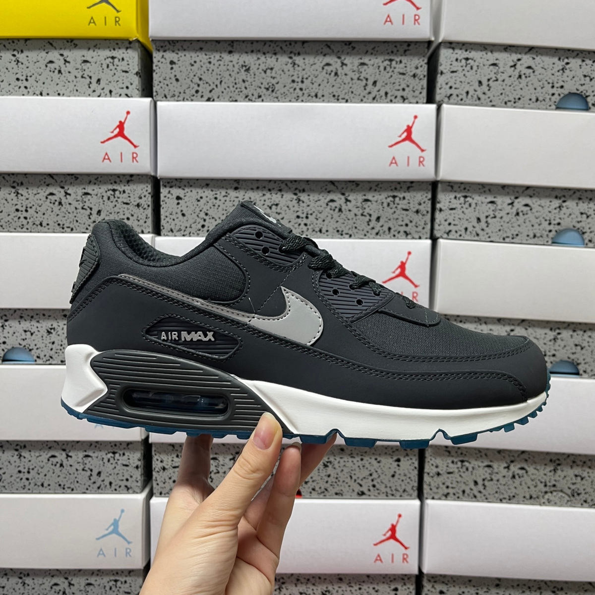 Nike Air Max 90 - Anthracite Industrial Blue