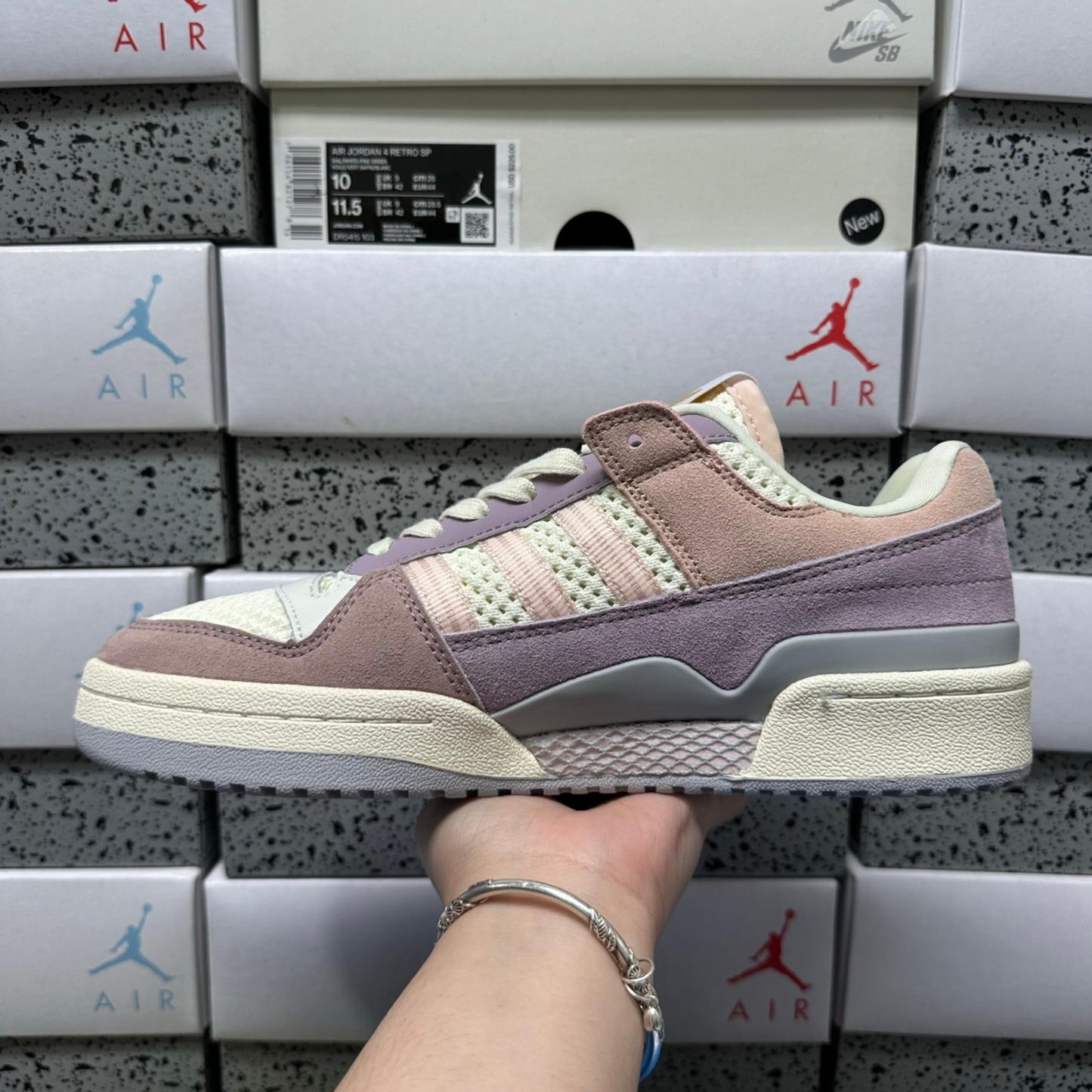 Adidas Forum Low - Cream Pink Purple