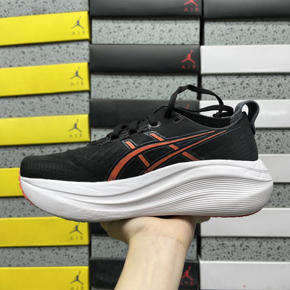 Asics Gel Nimbus 27 - Black / Coral Reef