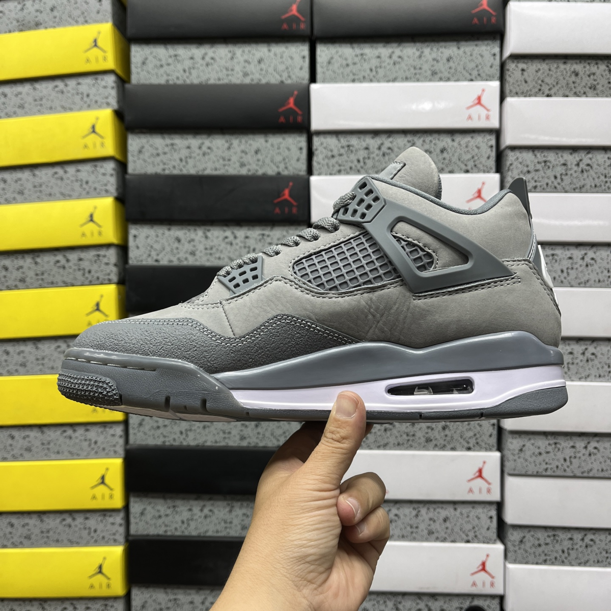 Nigel Sylvester x Air Jordan 4 Retro OG SP - Brick By Brick Grey Anthracite