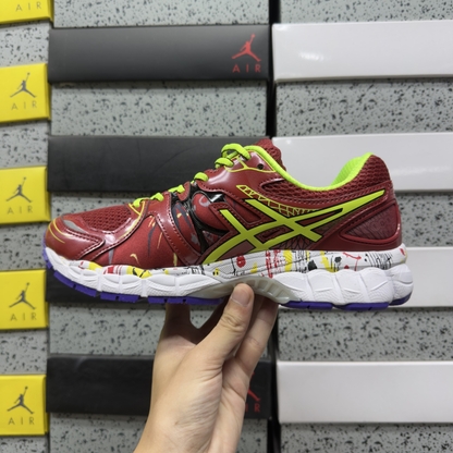Asics Gel Nimbus 16 NYC - Red / Safety Yellow