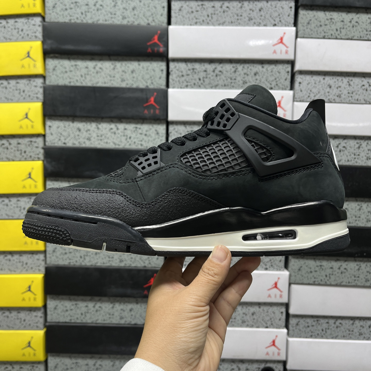 Nigel Sylvester x Air Jordan 4 Retro OG SP - Brick By Brick Black