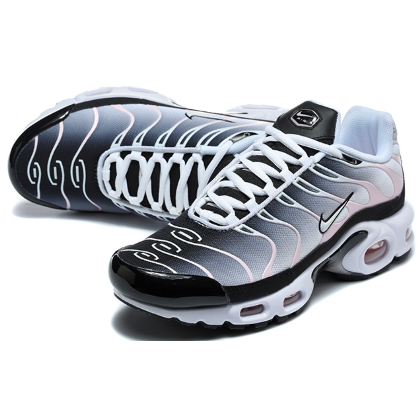 Nike Air Max Plus - Black White Pink Foam