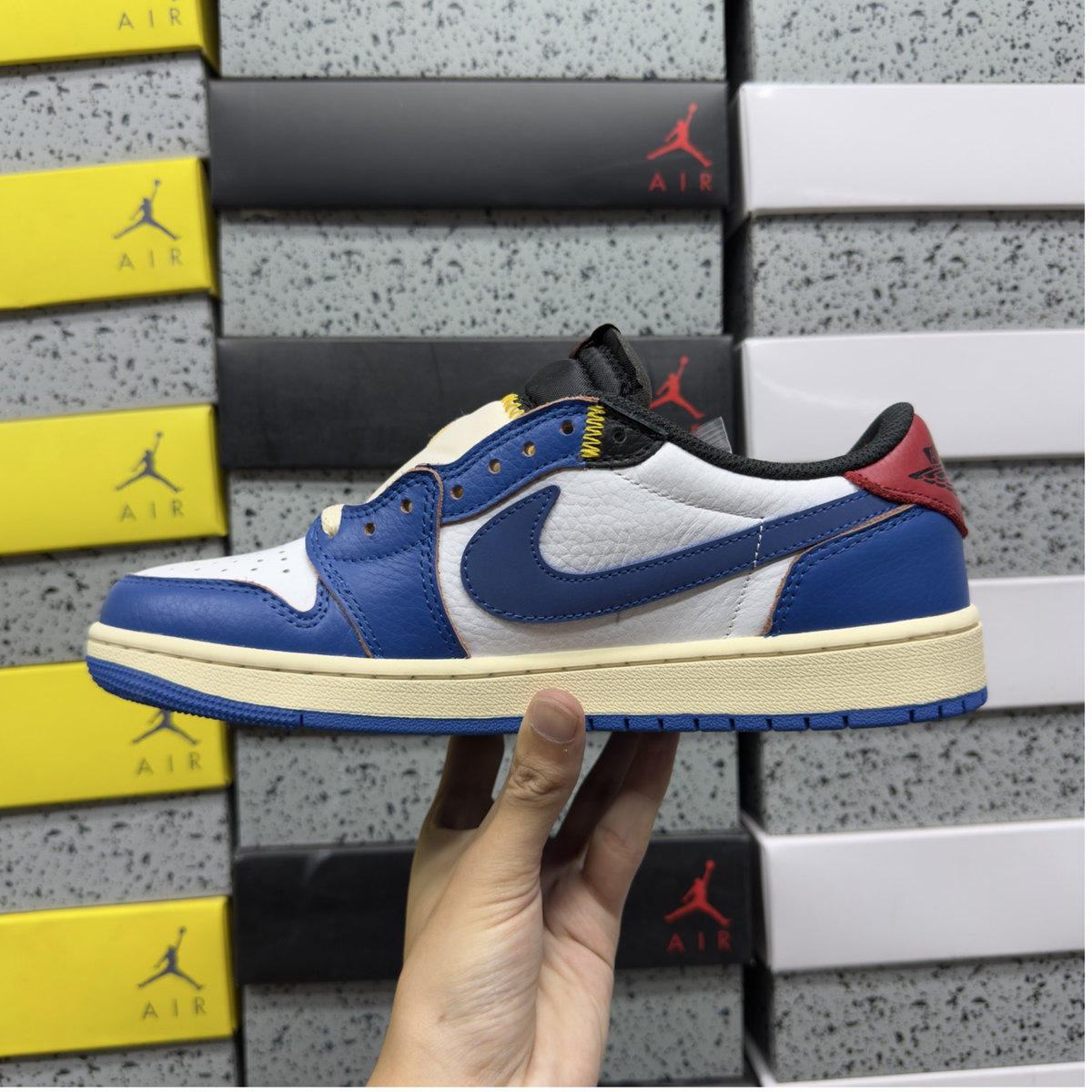 Union LA x Air Jordan 1 Retro Low OG - Storm Blue