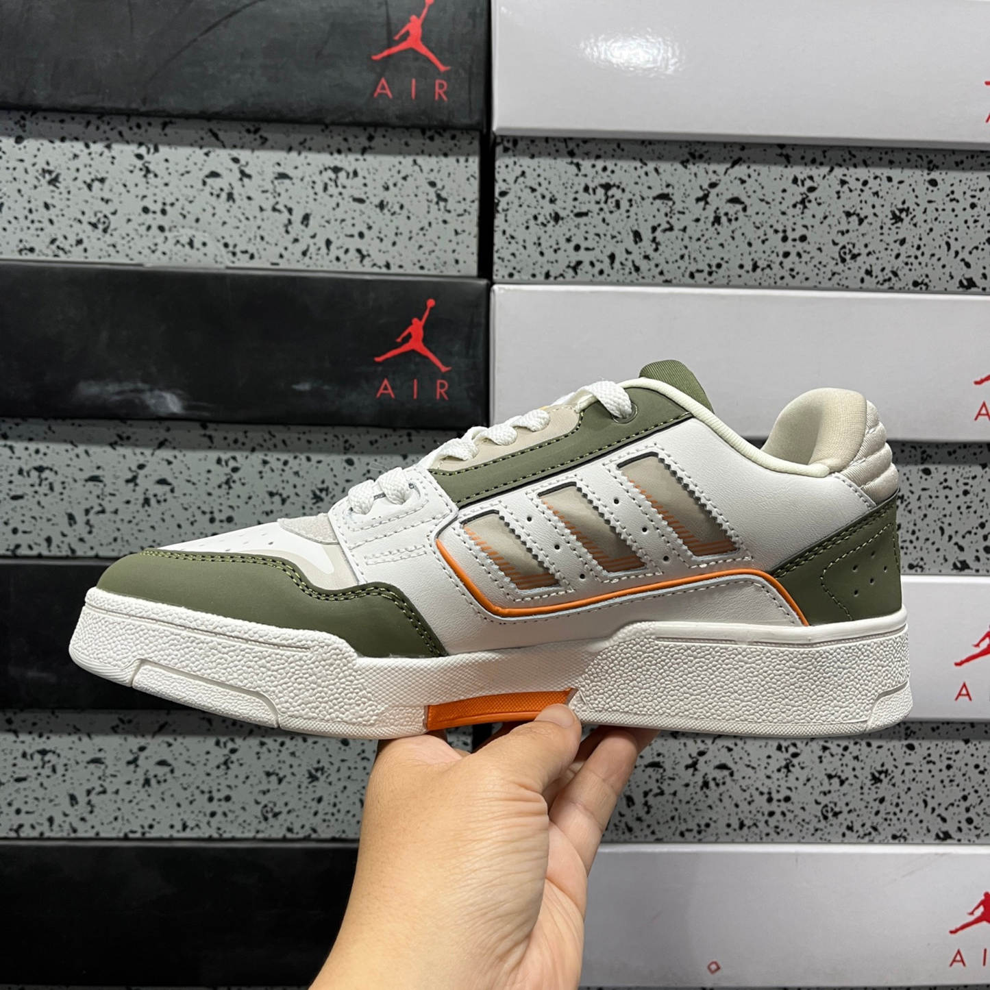 Adidas Drop Step Low 2.0 - Deep Olive Green