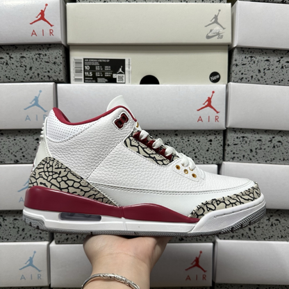 Air Jordan 3 Retro - Cardinal Red