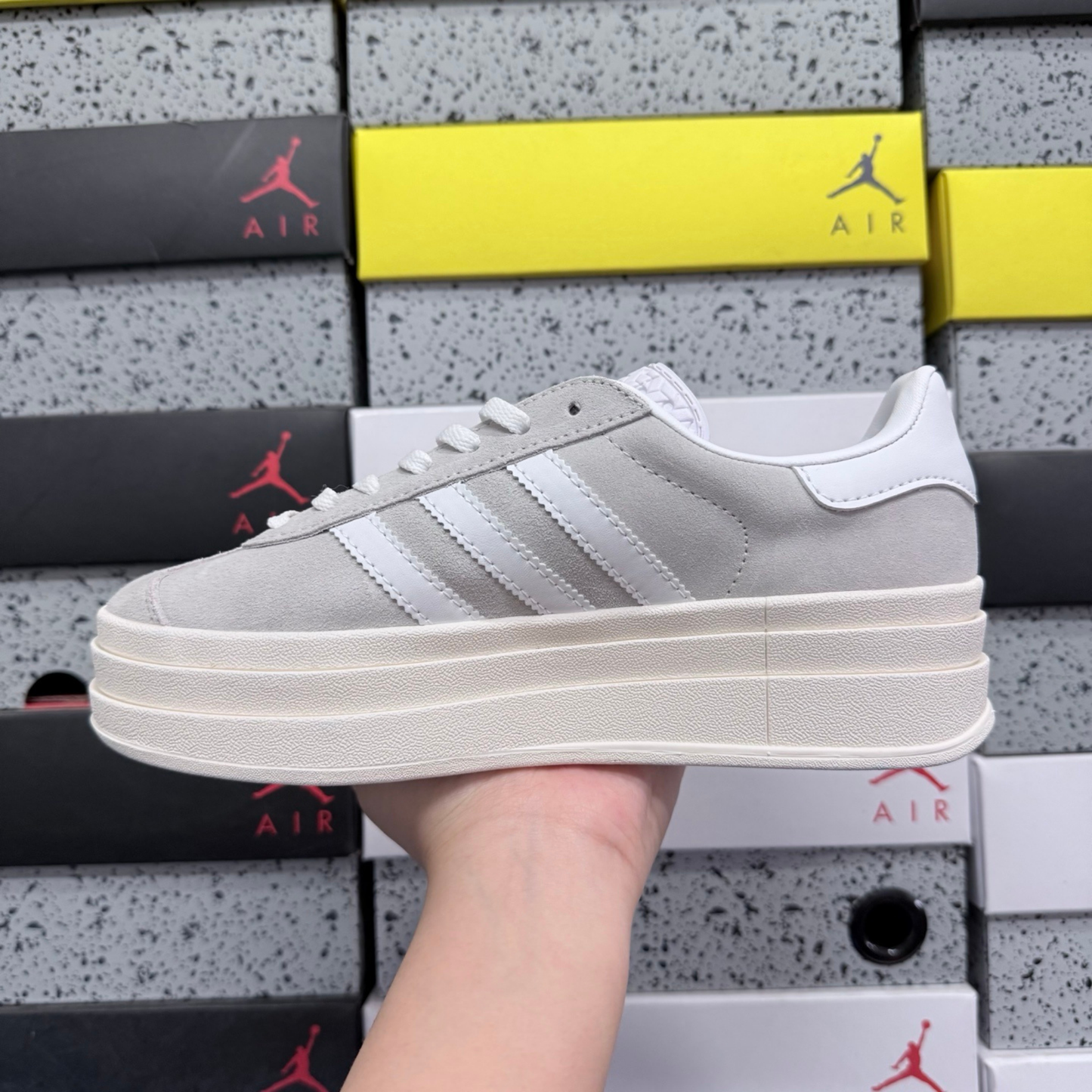 Adidas Gazelle Bold - Grey Two