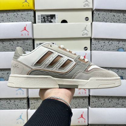 Adidas Drop Step Low 2.0 - White Tan / Grey"
