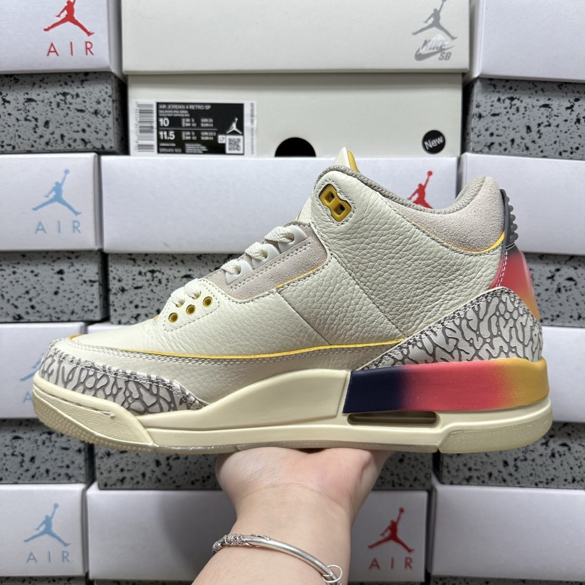 J Balvin x Air Jordan 3 Retro SP - Medellín Sunset