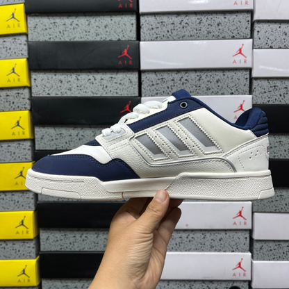 Adidas Drop Step Low 2.0 - Core White / Silver Metallic / Night Indigo