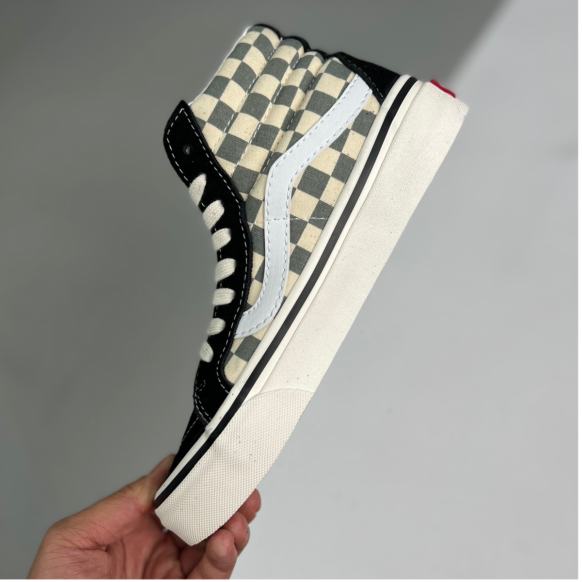 Vans Sk8-Hi Reissue 38 LX Checkerboard - Black/Sage