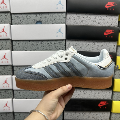 Atmos x Adidas Samba - Pink Denim