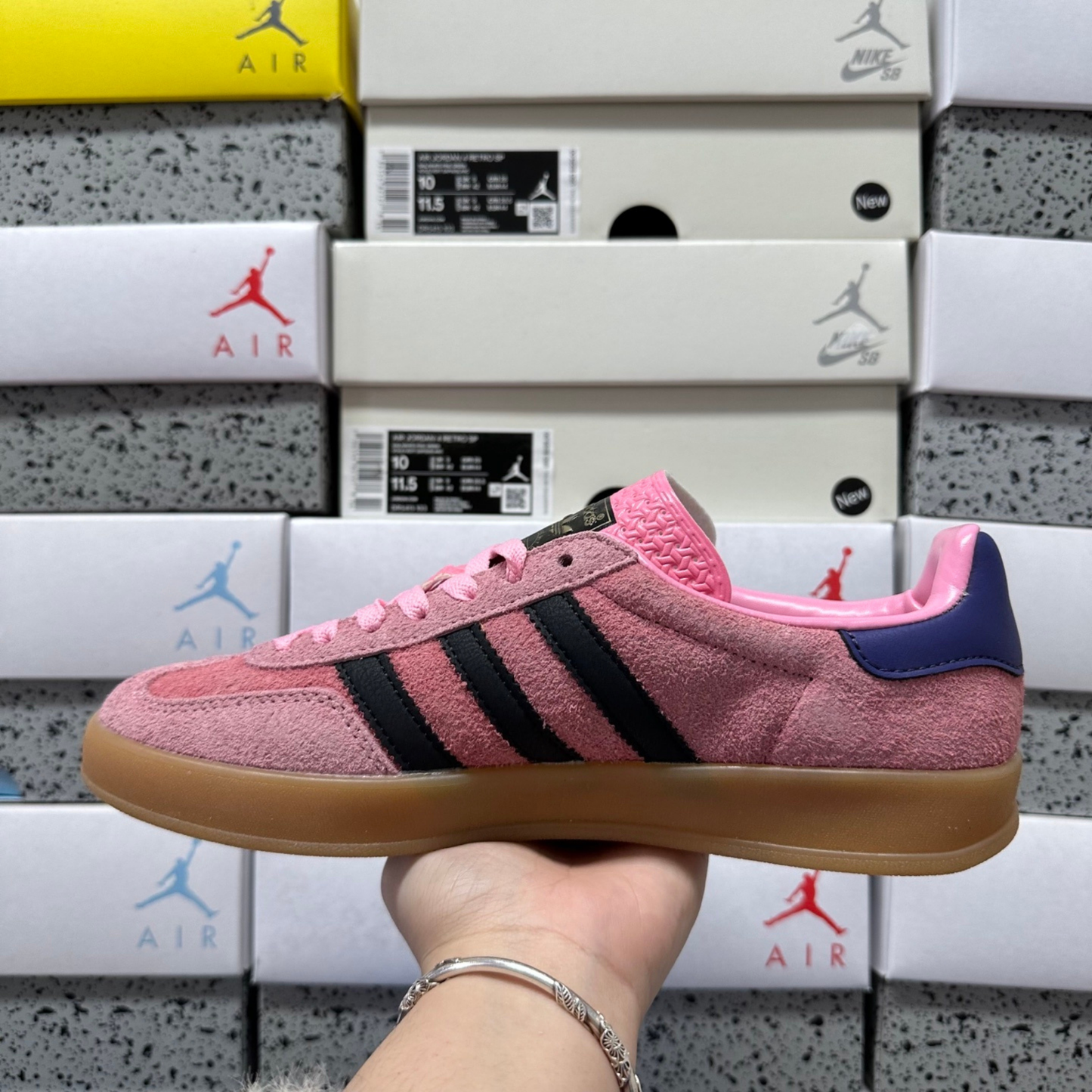 Adidas Gazelle Indoor - Pink Black